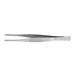 Pinça Culinária Reta Com Garra Aço Inox Prata