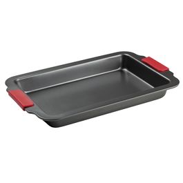 Forma De Aço Carbono Retangular Com Cabo Silicone Preto / Vermelho