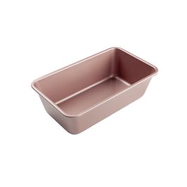 Forma De Aço Carbono Pão E Bolo Fundo Fixo Rose Gold