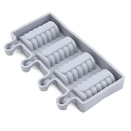 Forma De Silicone Picolé Cakesicle Cinza