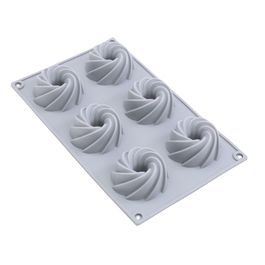 Forma De Silicone Monoporção Mini EspiralCinza