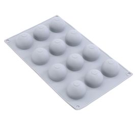 Forma De Silicone Monoporção Trufas Cinza