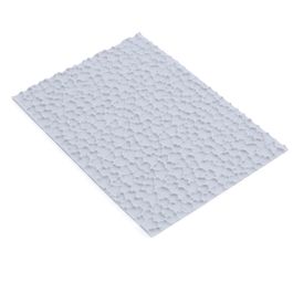Tapete De Silicone Textura Para Buche Corações Cinza
