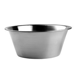 Tigela Para Mistura Fundo Plano Aço Inox Prata
