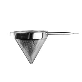 Peneira Cônica Grossa Aço Inox Prata