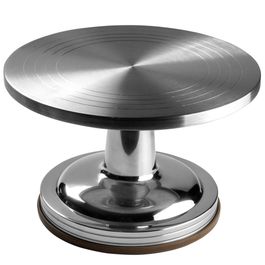 Bailarina Giratória Aço Inox Prata