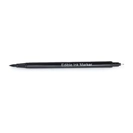 Caneta Comestível Ponta Dupla Fina - 0,7Mm Preto