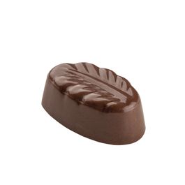 Forma Para Chocolate Bombom FOLHA - 7G - Transparente