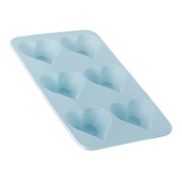 Forma De Silicone Monoporção Coração Precioso Azul