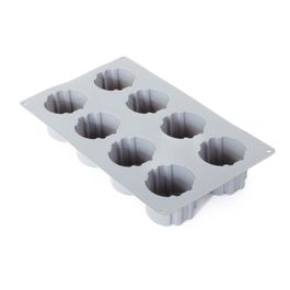 Forma De Silicone Monoporção Pilares Cinza