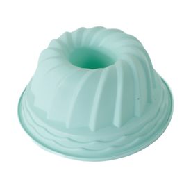 Forma De Silicone Redonda Redemoinho Verde