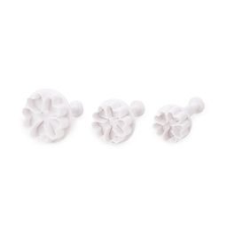Cortador E Marcador Ejetor Plástico Trevo 5 Folhas Branco