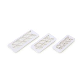 Molde Para Pasta Americana Triangular Branco
