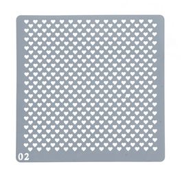 Estêncil Para Bolo E Biscoito Textura-St15-02 Branco