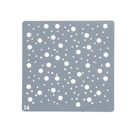 Estêncil Para Bolo E Biscoito Textura-St15-14 Branco
