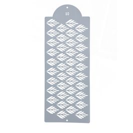 Estêncil Para Bolo Floral - St39-10 Branco