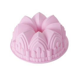 Forma De Silicone Redonda Palácio Rosa