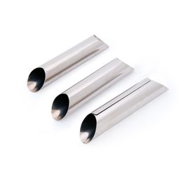 Molde Cannoli Aço Inox Prata