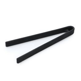 Pegador Pinça De Alimentos Silicone Preto