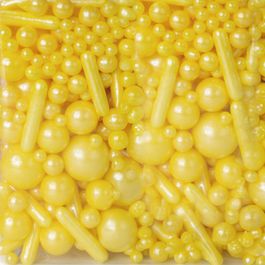 Confeito Mix Sugar Perolizado Amarelo