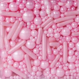 Confeito Mix Sugar Perolizado Rosa