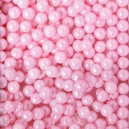 Confeito Sugar Beads Perolizados Rosa