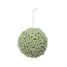Enfeite Bola Com Paete Verde Claro