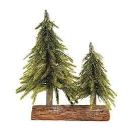 Mini Arvore De Natal Com Base Verde