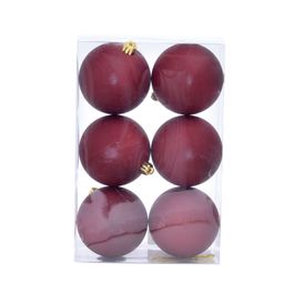 Enfeite Bola Matte Vinho