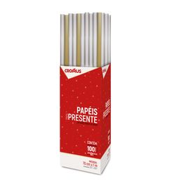 Caixa Display Papel Laminado Sortido Ouro e Prata
