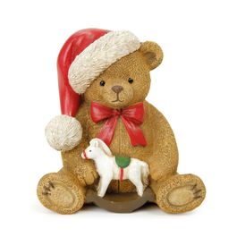 Urso Decorativo Resina Marrom