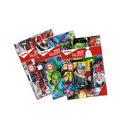 Saco para Presente Perol Sortido Marvel Colorido