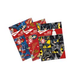 Saco Para Presente Metal/Perol Liga Da Justiça Colorido