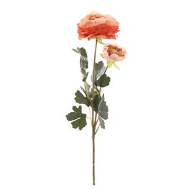 HASTE DE RANUNCÚLO X2 50 CM - LARANJA