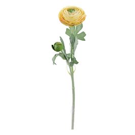 HASTE DE RANÚNULO X2 50 CM - AMARELO