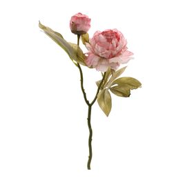 HASTE DE PEÔNIAS X2 47 CM - ROSA CLARO