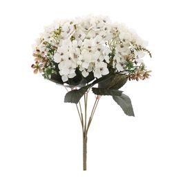 BUQUÊ DE HORTÊNSIAS 41 CM - BRANCO