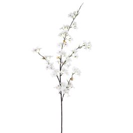 HASTE DE FLOR DE CEREJEIRA 105 CM - BRANCO
