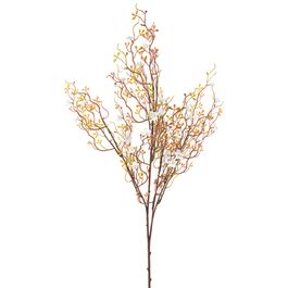 BUQUÊ DE FLOR DE AMEIXA X18 75 CM - BRANCO