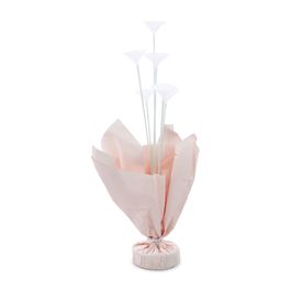 Peso Para Balao Com Hastes Rosa