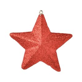 Enfeite Para Pendurar Estrela Vermelho