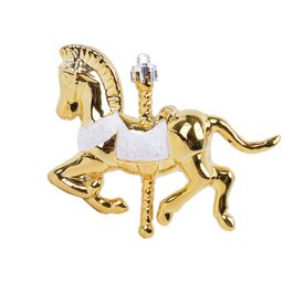 Enfeite Para Pendurar Cavalo Ouro