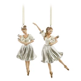 Enfeite Para Pendurar Bailarina Champagne