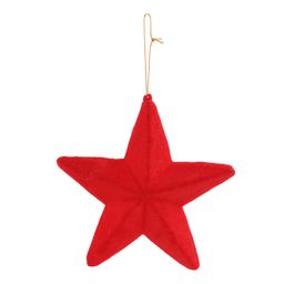 Enfeite Para Pendurar Estrela Vermelho