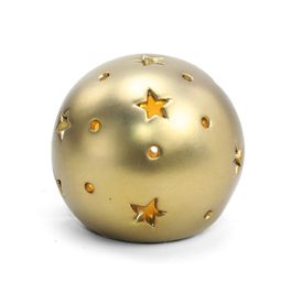 Bola Natalina C/ Estrelas Our 8Cm 2Lr44
