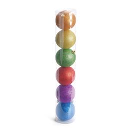 Bola Em Tubo Com Glitter Colorido