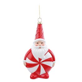 Enfeite Para Pendurar Noel Vermelho Branco