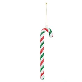 Enfeite Pendurar Candy Cane Vermelho/Verde/Branco