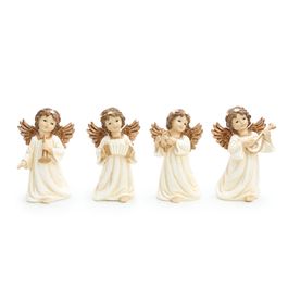 Anjo Dec C/Instrumetos Bco/Mrr 20,5Cm 2Lr44