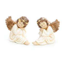 Anjo Dec Dormindo Bco/Mrr 16Cm 2Aaa